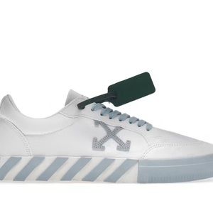 Off White Vulc Low Cotton White Light Blue